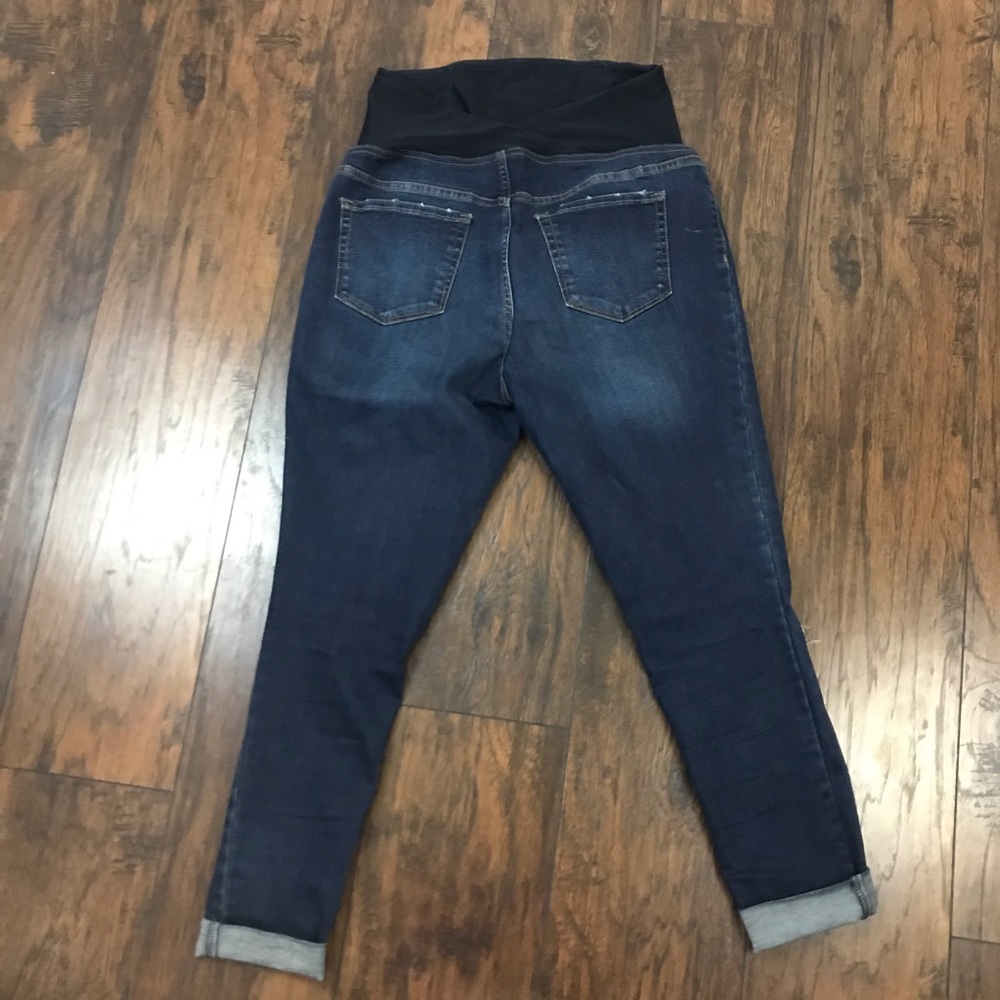 Lot of 3 maternity jeans distressed size 8 - Picture 10 of 14